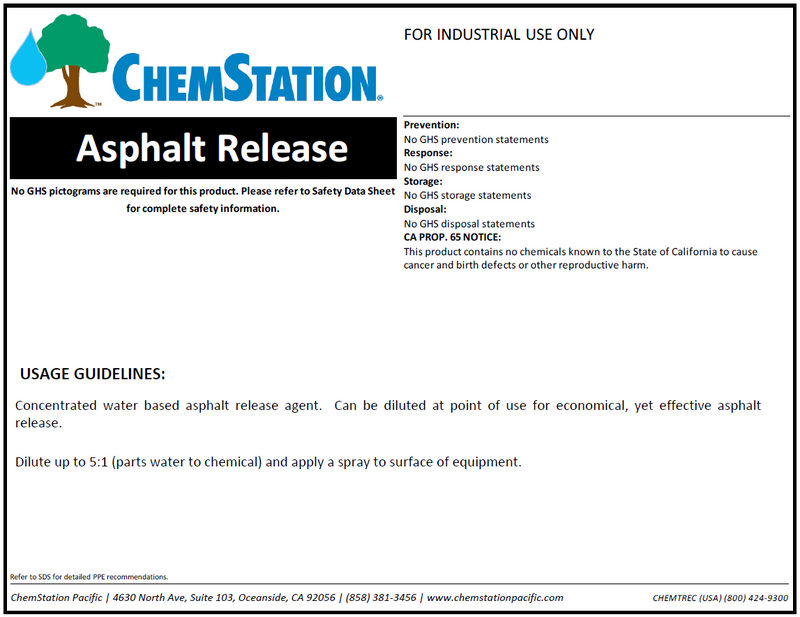 Asphalt Release