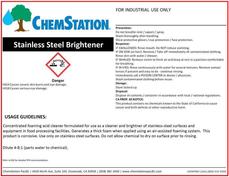 Stainless Steel Brightener