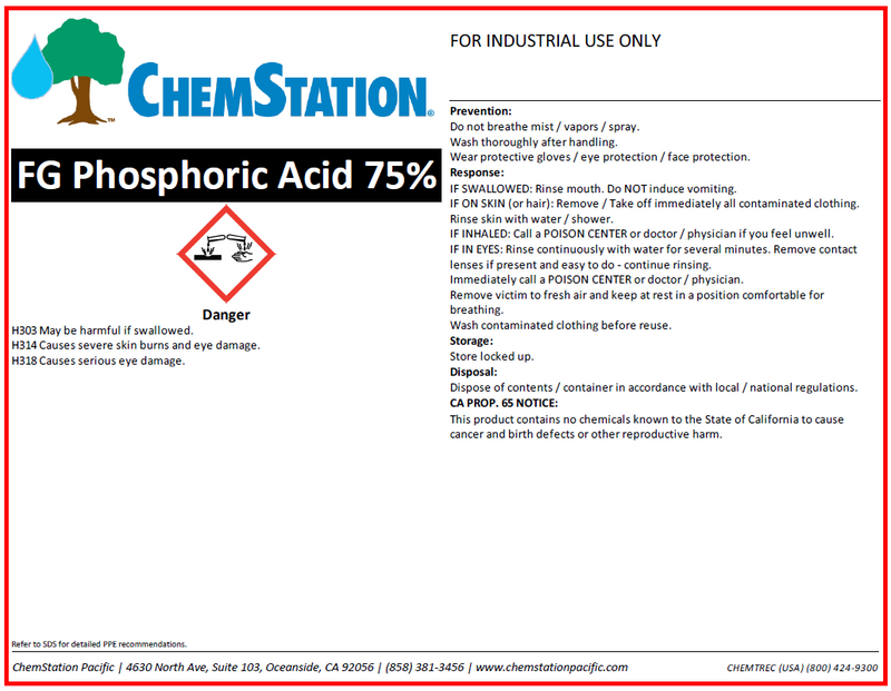 Food Grade Phosphoric Acid 75%
